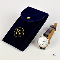 Anonymous Dial Officers Trench Watch 9k Gold Case Signed ’AK’ c.1915 Vintage Watch Specialist