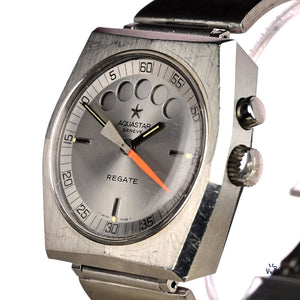 Aquastar Regate Automatic Yacht Timer - Lemania Movement - c.1970s - Vintage Watch Specialist