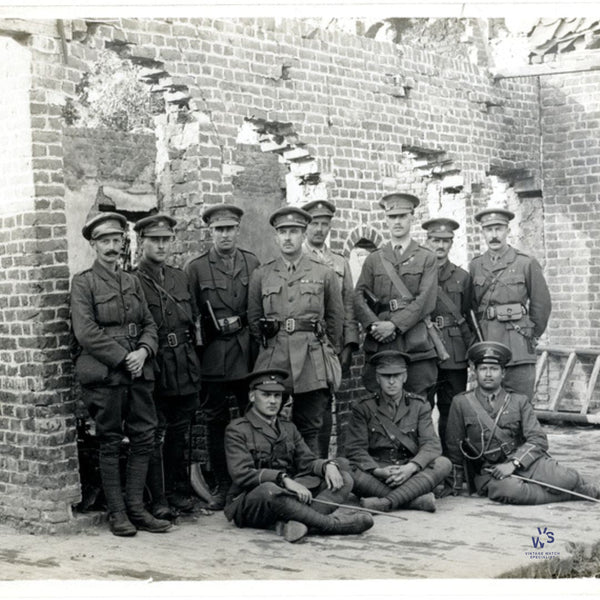 Avia - Military WW1 Silver Trench Watch - Issued to 39th Garhwal Rifle ...