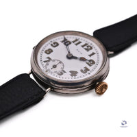 Avia - Military WW1 Silver Trench Watch - Issued to 39th Garhwal Rifles - British Indian Army - Vintage Watch Specialist