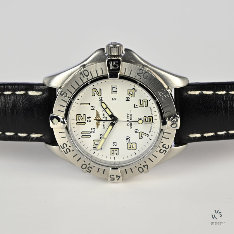 Breitling Colt White Dial - Quartz - Model Ref: A57035 - c.2001 - Vintage Watch Specialist