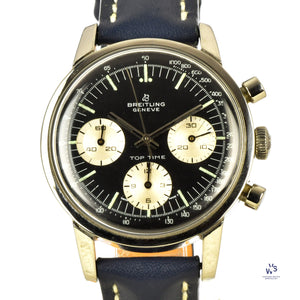Breitling - Reference: 810 Top Time ’Long Playing’ Reverse Panda Chronograph c.1960s Vintage Watch Specialist