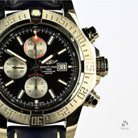 Breitling Super Avenger Chronograph 48 - Model Ref: A1337 111/BC 29 - Box and Papers - Vintage Watch Specialist