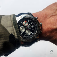 Breitling Super Avenger Chronograph 48 - Model Ref: A1337 111/BC 29 - Box and Papers - Vintage Watch Specialist