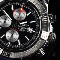 Breitling Super Avenger Chronograph 48 - Model Ref: A1337 111/BC 29 - Box and Papers - Vintage Watch Specialist