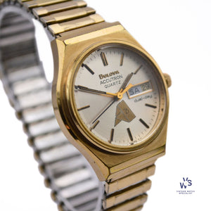 Bulova - Accutron Quartz - 10k Gold Plated - Dual-Day - c.1978 - Vintage Watch Specialist