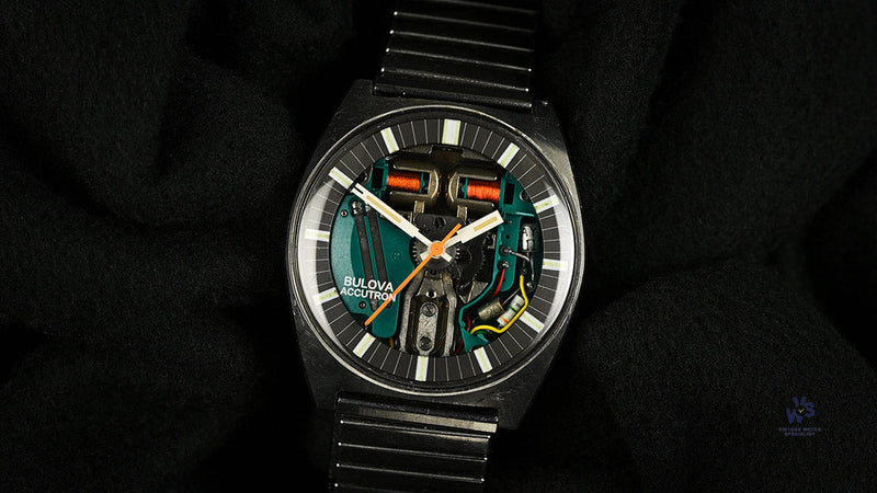 Bulova Accutron Spaceview - Skeleton Dial - Tuning Fork - c.1970s - Vintage Watch Specialist