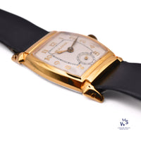 Bulova - Gold Filled Tank Case - Sub-Seconds - Gilt Gloss Dial - circa 1950s - Vintage Watch Specialist