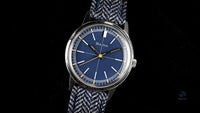 Bulova - Sport Timer Watch - Model Ref: 971 - Beautiful Blue Crosshair Dial - c.1969 - Vintage Watch Specialist