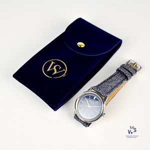 Bulova - Sport Timer Watch - Model Ref: 971 - Beautiful Blue Crosshair Dial - c.1969 - Vintage Watch Specialist