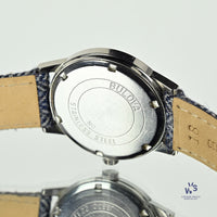 Bulova - Sport Timer Watch - Model Ref: 971 - Beautiful Blue Crosshair Dial - c.1969 - Vintage Watch Specialist
