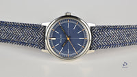 Bulova - Sport Timer Watch - Model Ref: 971 - Beautiful Blue Crosshair Dial - c.1969 - Vintage Watch Specialist