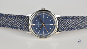 Bulova - Sport Timer Watch - Model Ref: 971 - Beautiful Blue Crosshair Dial - c.1969 - Vintage Watch Specialist