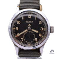 Buren Grand Prix - WWW Dirty Dozen - WW2 Military Watch - C.1945 - Vintage Watch Specialist