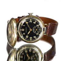 Buren WW1 Military Wristlet (Trench Watch) in a Silver Rolex Marked Case - Hallmarked 1916 - Vintage Watch Specialist