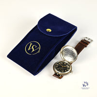 Buren WW1 Military Wristlet (Trench Watch) in a Silver Rolex Marked Case - Hallmarked 1916 - Vintage Watch Specialist