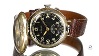Buren WW1 Military Wristlet (Trench Watch) in a Silver Rolex Marked Case - Hallmarked 1916 - Vintage Watch Specialist