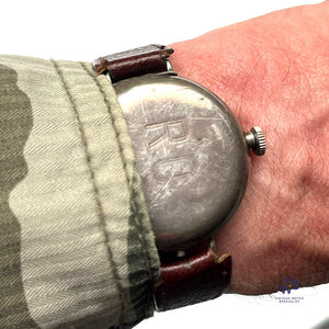 Buren WW1 Military Wristlet (Trench Watch) in a Silver Rolex Marked Case - Hallmarked 1916 - Vintage Watch Specialist