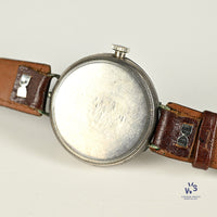 Buren WW1 Military Wristlet (Trench Watch) in a Silver Rolex Marked Case - Hallmarked 1916 - Vintage Watch Specialist
