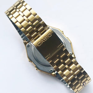 Casio Gold Stainless Steel Bracelet Watch - Model Ref: A159WGEA-1 Vintage Specialist