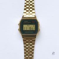 Casio Gold Stainless Steel Bracelet Watch - Model Ref: A159WGEA-1 Vintage Specialist