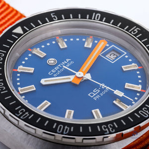Certina Automatic DS-2 PH 200m (The Burton) - Blue Dial - c.1970 - Vintage Watch Specialist