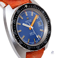 Certina Automatic DS-2 PH 200m (The Burton) - Blue Dial - c.1970 - Vintage Watch Specialist