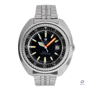 Certina Automatic DS-3 - Black Dial - Well Preserved - Papers - c.1970s - Vintage Watch Specialist