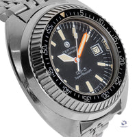 Certina Automatic DS-3 - Black Dial - Well Preserved - Papers - c.1970s - Vintage Watch Specialist