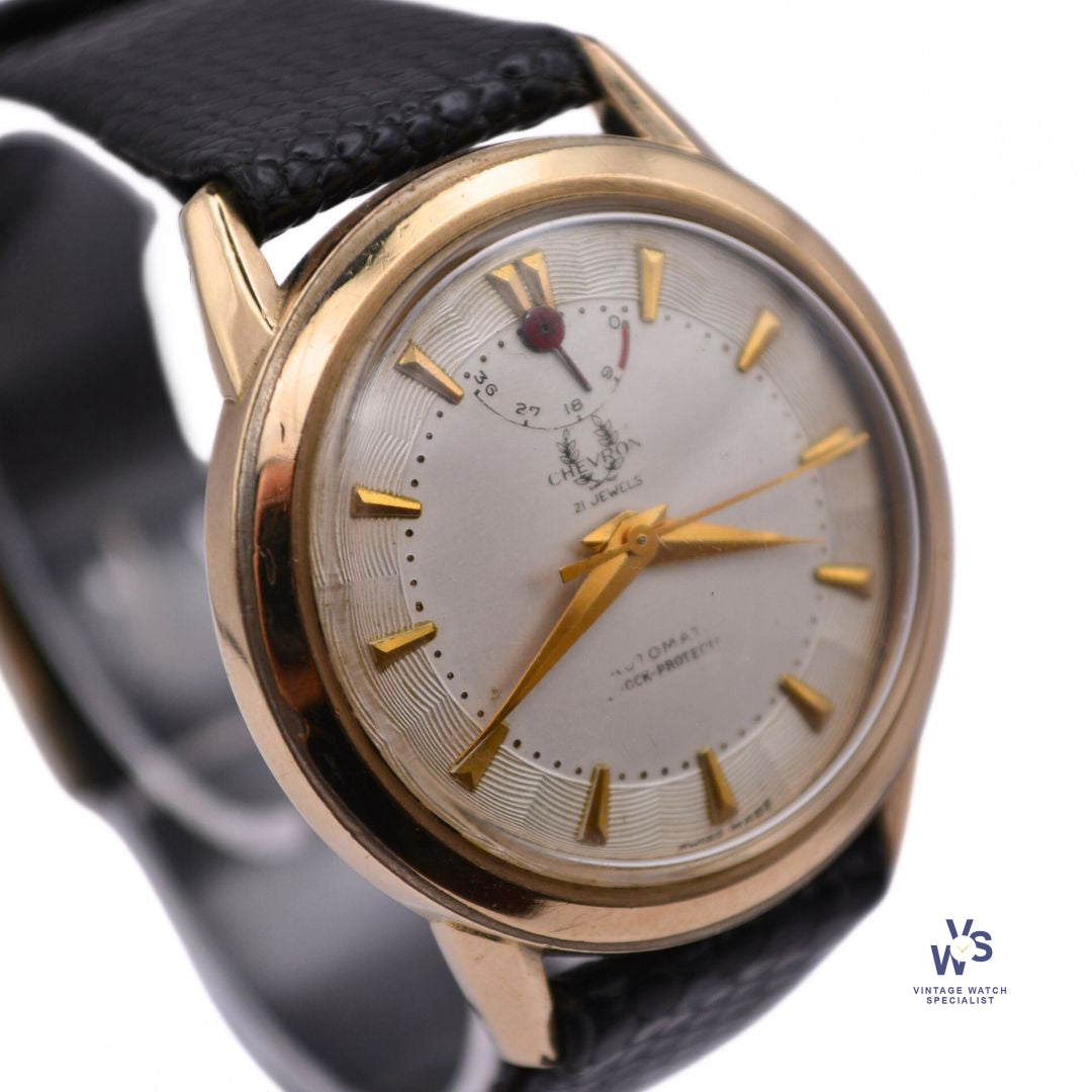 Chevron - Automatic - Gold Filled - 21 jewel - c.1950  display picture 2