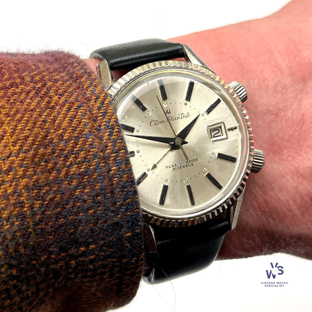 Citizen Alarm Date 21JEWELS VINTAGE 60‘s Citizen Alarm Date 21j – Vintage Watch Specialist