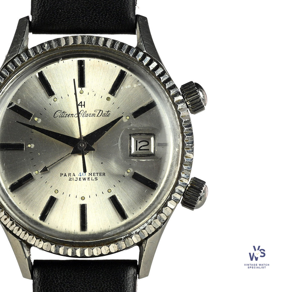 Citizen Alarm Date 21j - Vintage Watch Specialist