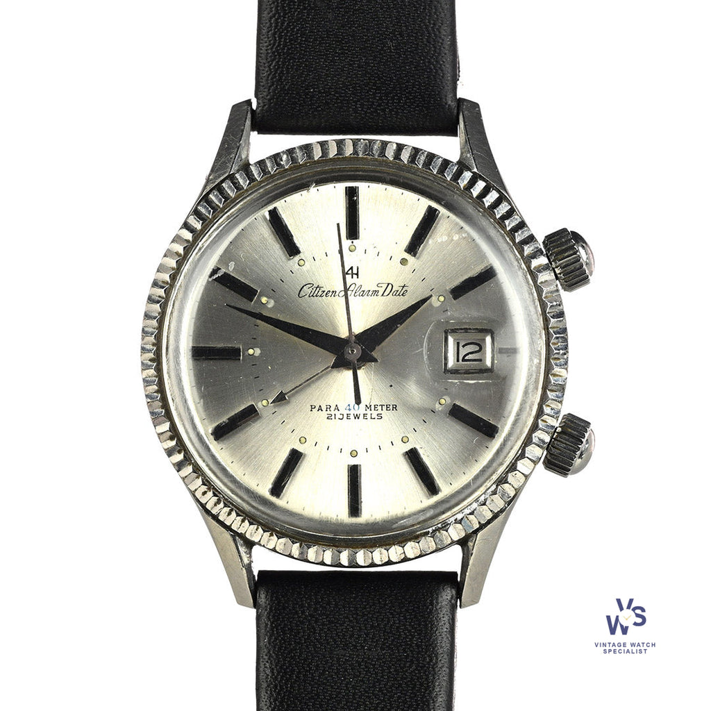 Citizen Alarm Date 21j - Vintage Watch Specialist