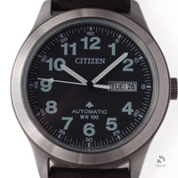 Citizen Pro Master Automatic - Model Ref: NH6050-02E - Military Style - Day/Date - Vintage Watch Specialist