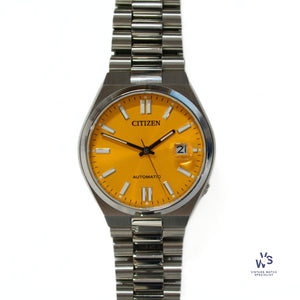 Citizen Tsuyosa Automatic - Model Ref: NJ0150-56Z - Yellow Dial - Vintage Watch Specialist