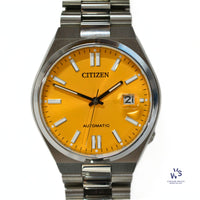 Citizen Tsuyosa Automatic - Model Ref: NJ0150-56Z - Yellow Dial - Vintage Watch Specialist