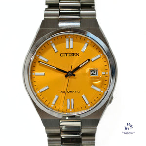 Citizen Tsuyosa Automatic - Model Ref: NJ0150-56Z - Yellow Dial - Vintage Watch Specialist