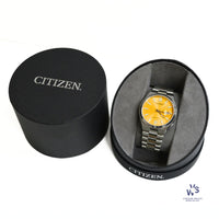 Citizen Tsuyosa Automatic - Model Ref: NJ0150-56Z - Yellow Dial - Vintage Watch Specialist
