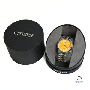 Citizen Tsuyosa Automatic - Model Ref: NJ0150-56Z - Yellow Dial - Vintage Watch Specialist