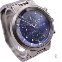 Citizen XC - Chronograph Quartz Sunburst Blue Dial c.1989 Vintage Watch Specialist