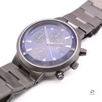 Citizen XC - Chronograph Quartz Sunburst Blue Dial c.1989 Vintage Watch Specialist