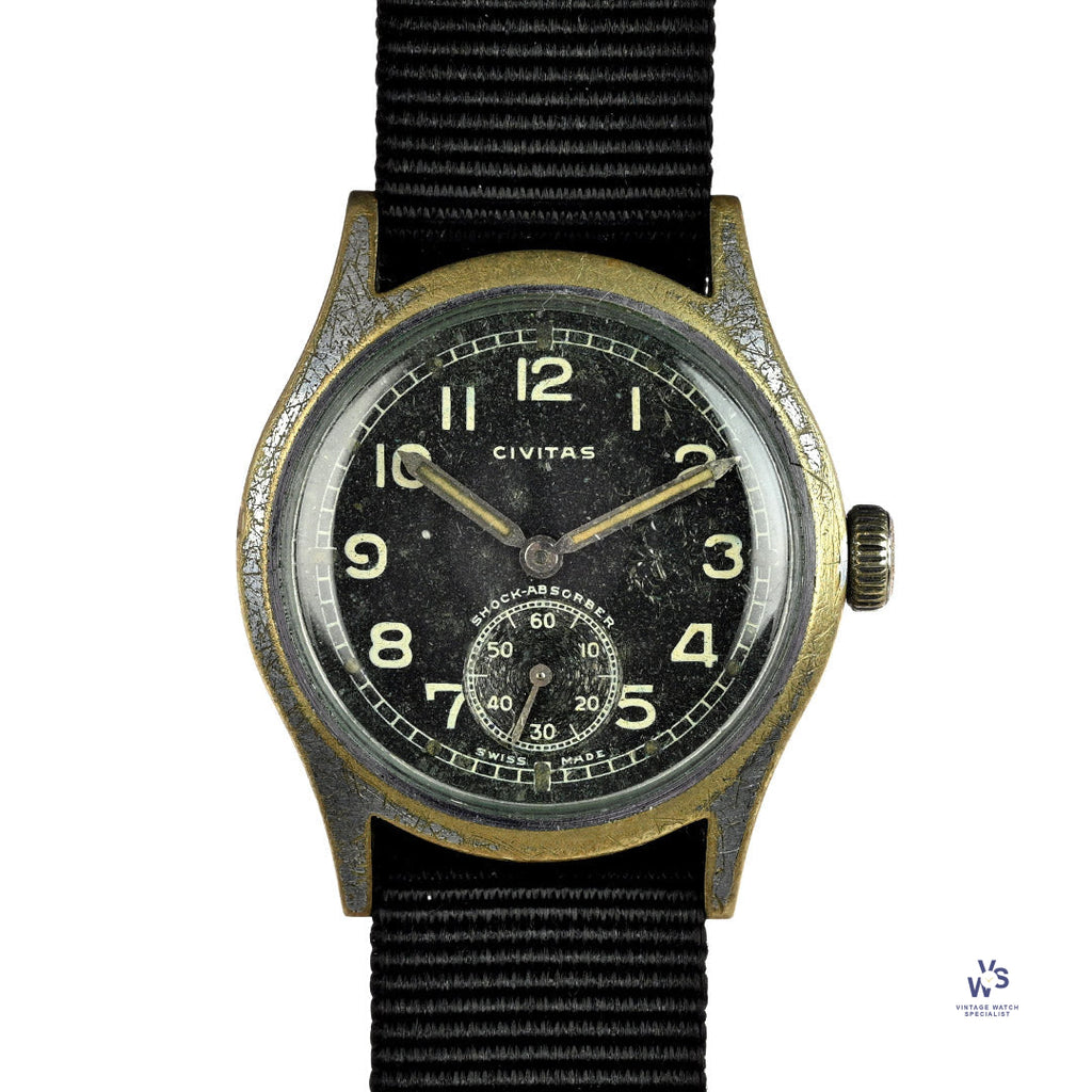 Civitas Military Wristwatch Vintage Watch Specialist