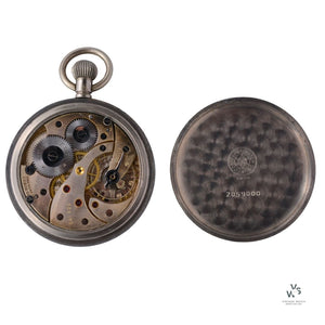 Cortebert Extra Military Pocket Watch WW2 - Caseback GSTP - c.1940s - Vintage Watch Specialist