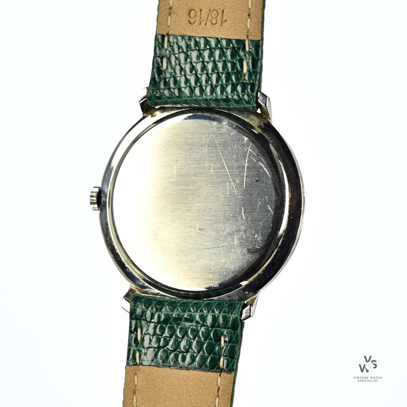 Corum Time-Only Dress Watch - Silver Linen Dial - Manual Wind - c.1960 - Vintage Watch Specialist