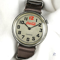 Cuervo y Sobrinos Ltd Edition Coca Cola c.1940s Vintage Watch Specialist