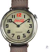 Cuervo y Sobrinos Ltd Edition Coca Cola c.1940s Vintage Watch Specialist