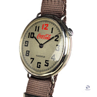 Cuervo y Sobrinos Ltd Edition Coca Cola c.1940s Vintage Watch Specialist