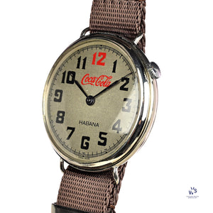 Cuervo y Sobrinos Ltd Edition Coca Cola c.1940s Vintage Watch Specialist