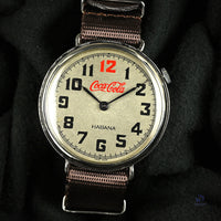 Cuervo y Sobrinos Ltd Edition Coca Cola c.1940s Vintage Watch Specialist