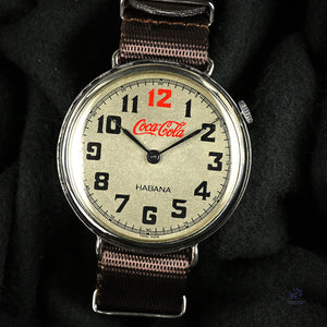 Cuervo y Sobrinos Ltd Edition Coca Cola c.1940s Vintage Watch Specialist
